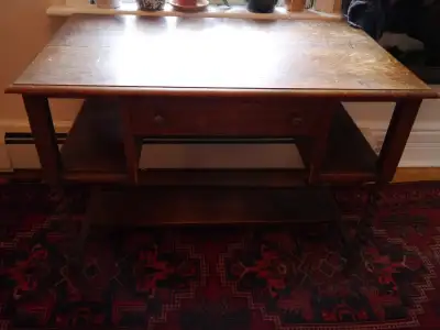 Vintage wooden desk, View more