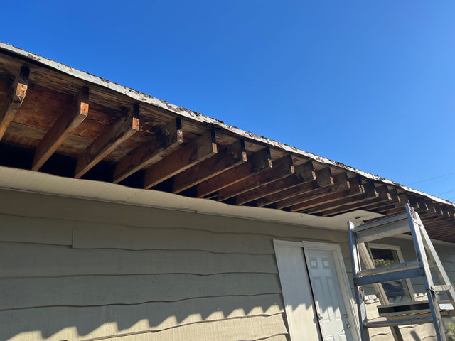 Soffit, fascia, gutter, downspouts, pipe extensions in Roofing in Edmonton