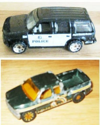 Matchbox 1997 Chevy Tahoe, 1999 Chevrolet Silverado Diecast