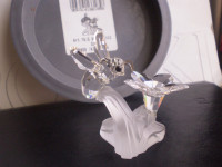 Swarovski Crystal Figurine - " Bee on Flower " - #7615NR002 -