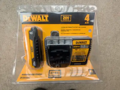 DEWALT Battery & Charger, View more