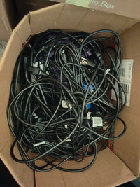 Assorted cables 