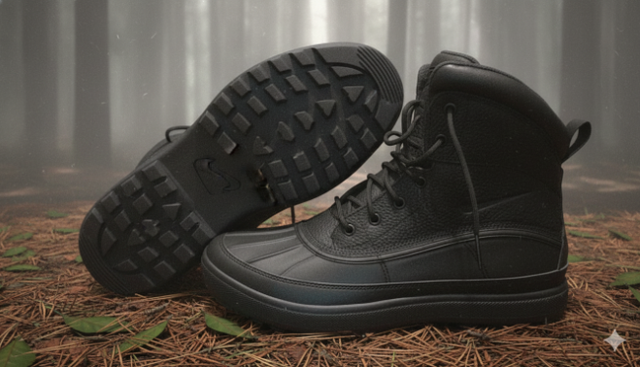 NEW! Nike ACG Woodside II Boots - Triple Black - Waterproof-$75 in Men's Shoes in Calgary - Image 2