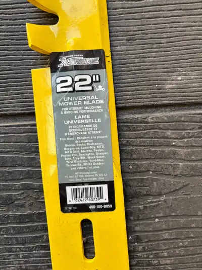 Xtreme 22” Unversal Mower Blade, View more