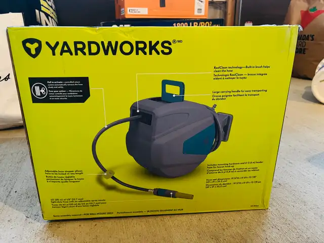 Yardworks Retractable Hose Reel