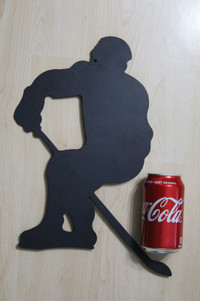Heavy Metal Hockey Silhouette Cutout