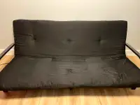3-seater futon/full-size mattress
