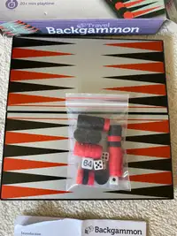 Travel magnetic Backgammon - new in box !