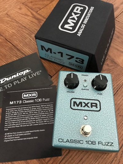 The Classic 108 Fuzz features the guts of the BC-108-loaded Fuzz Face Distortion with modern MXR upg...