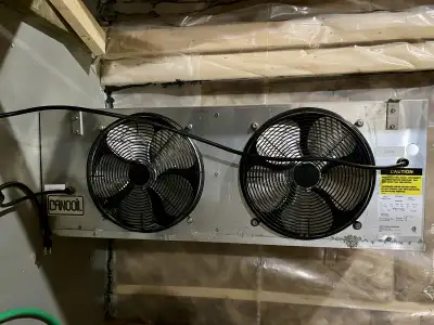 This powerful little unit is quiet, It cools and works very well. We used it on and off over the las...