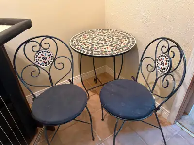 Moziac Bistro Patio Set-5 Piece, View more