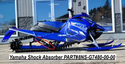 Brand new OEM Genuine Yamaha shock for Yamaha Mountain Max 800 Snowmobile. Please review parts break...