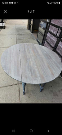 Gorgeous refinished drop leaf table.  Great for apartment. Small