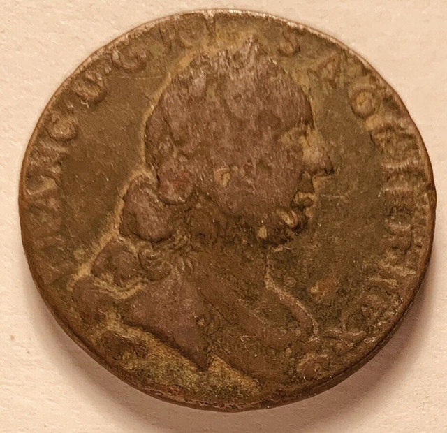 1762 Austria Ein Kreutzer Copper Coin in Arts & Collectibles in St. Catharines - Image 2