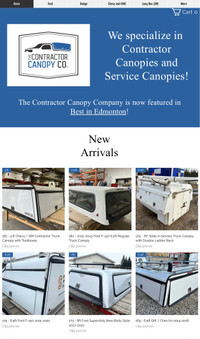 Contractor Truck Canopies / Service Canopies