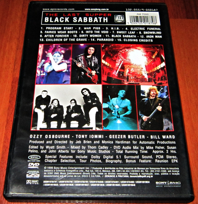DVD :: Black Sabbath – The Last Supper in CDs, DVDs & Blu-ray in Hamilton - Image 2