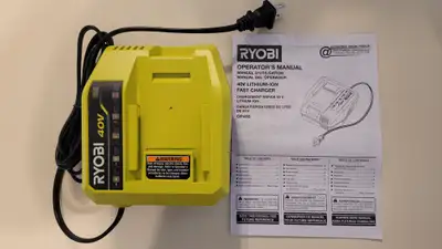 Ryobi 40V Fast Charger for Sale, View more