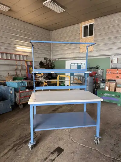 Industrial Steel Workbench, View more