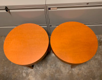 Set of 2 Commercial Office Side / End Tables, $20