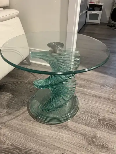 Vintage glass table set, View more