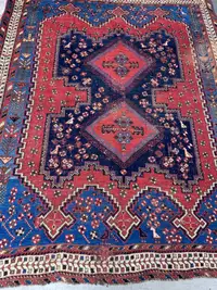 Antique persian afshar rug