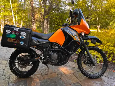 2018 Kawasaki KLR 650. It is Chrome Solar Yellow colour. It is in excellent condition and has been v...