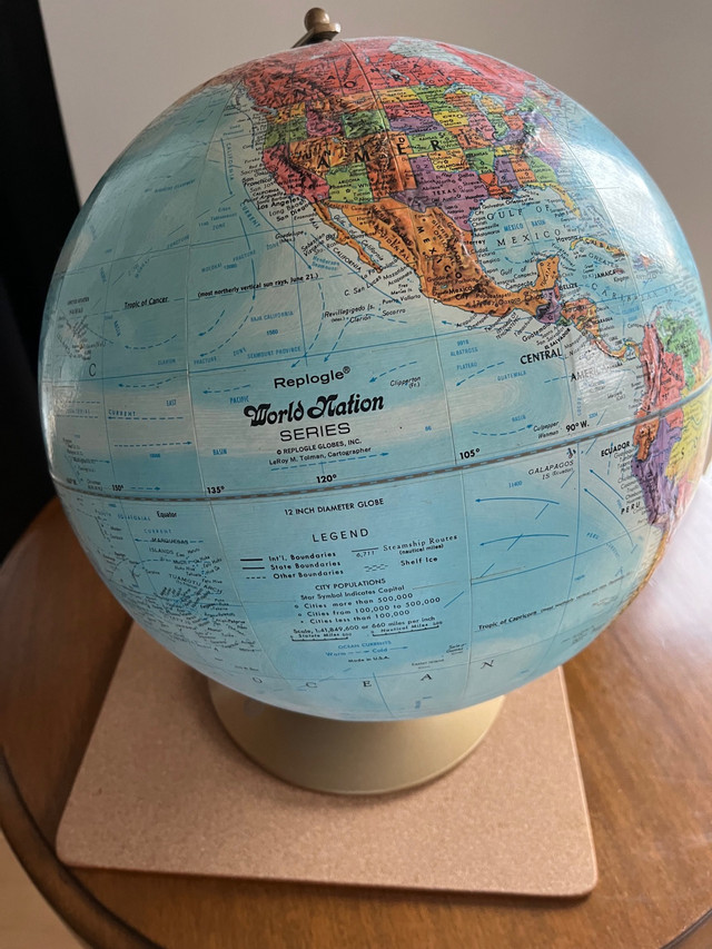  Vintage World globe  in Other in Burnaby/New Westminster