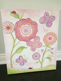 Bejewelled canvas painting 