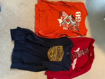 Boys Long sleeve shirts size XL - 14 & medium adult, View more