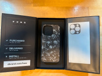 dbrand iphone 14 Pro Grip Case w/Skull Skin & Screen Protectors