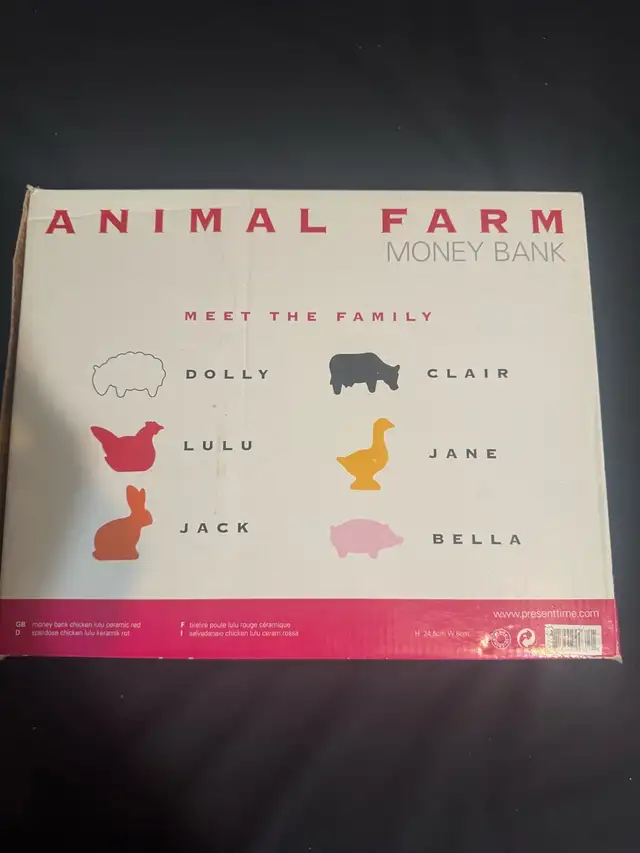 Animal Farm Lulu Bank in Arts & Collectibles in Mississauga / Peel Region - Image 3