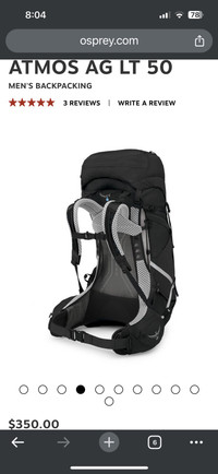 Osprey almost LT 55L 