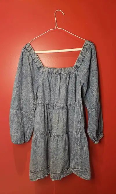 Robes courtes en jean à manches longues pour femmes, View more