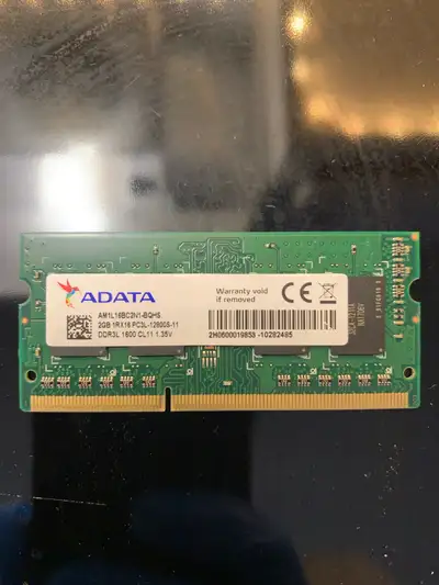 ADATA 2GB DDR3L 1600 CL111.35V, View more