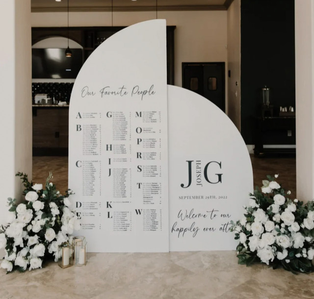Large Welcome Signs | Wedding welcome signage & seating charts in Outdoor Décor in Mississauga / Peel Region - Image 4