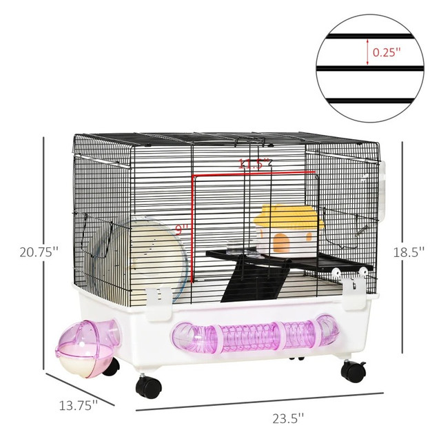 Hamster Cage Portable, in Accessories in Markham / York Region - Image 3