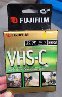 New 2 pack Fugi VHS-C for camcorder