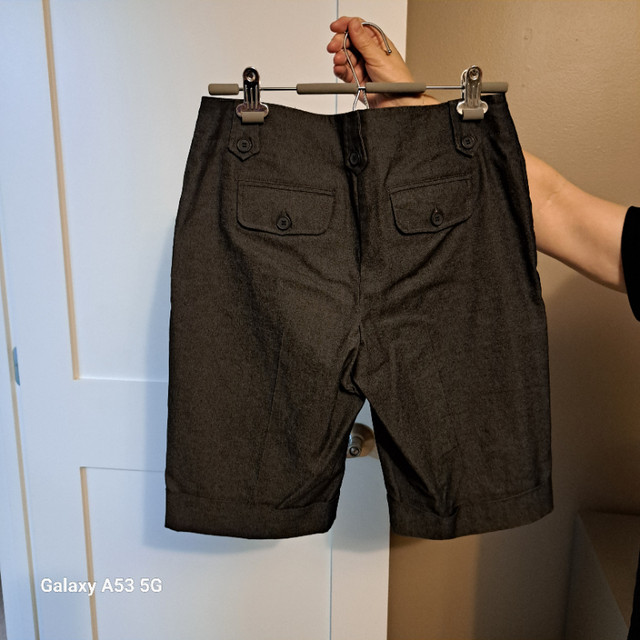 European R Collection Womens dark grey blazer & shorts, petite s in Women's - Tops & Outerwear in Winnipeg - Image 4