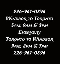 9am and 7pm DAILY TORONTO ↔️ WINDSOR 2269610896