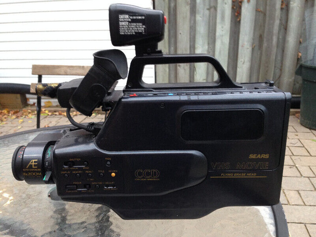 vhs video recorder with case and rechargeable battery in General Electronics in City of Toronto