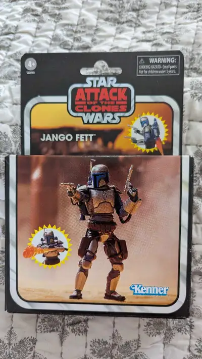 Star Wars Attack of the Clones Jango Fett Kenner figure, View more