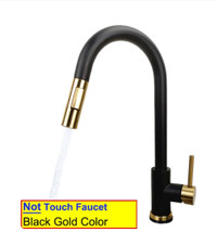 Kitchen Faucet - pull out - Brushed Gold & Matte Black