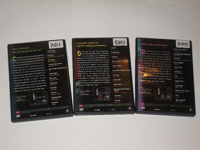 Rock Icons - Hard Rockin & Guitar Gods & Psychedelic High DVDs dans CD, DVD et Blu-ray  à Ville de Montréal - Image 2