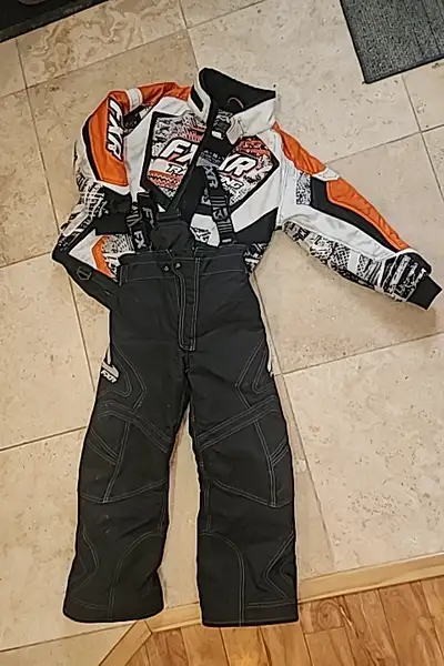 FXR brand Kids jacket size 8 Kids Pants size 8 Floater Suit