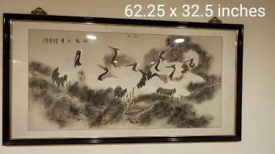 Prestigious Silk and Paper Painting, View more