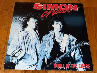Simon Chase Thrill of the Chase Vinyl 1988 LP Metal AOR, View more