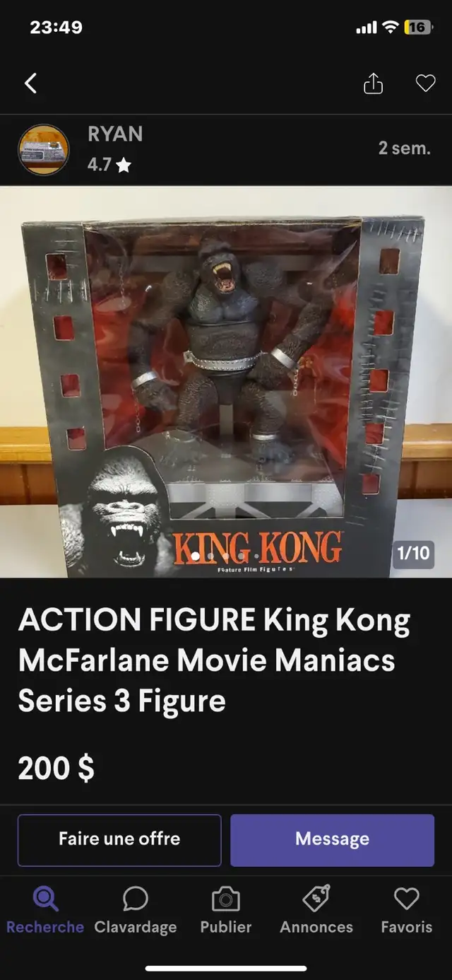 king kong McFarlane 64407492471298120