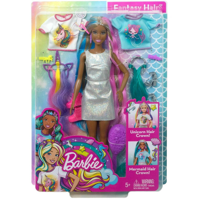 2020 PLAYLINE FANTASY HAIR DOLL MERMAID & UNICORN AFRICAN A.! in Toys & Games in Mississauga / Peel Region