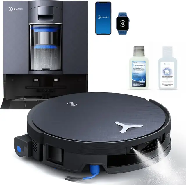ECOVACS DEEBOT X12 OMNICYCLONE Robot Vacuum and Mop Bagless in Vacuums in Winnipeg - Image 2