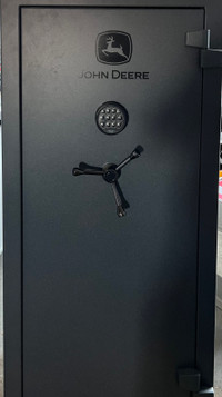 John Deere gun safe  ( NEW) 